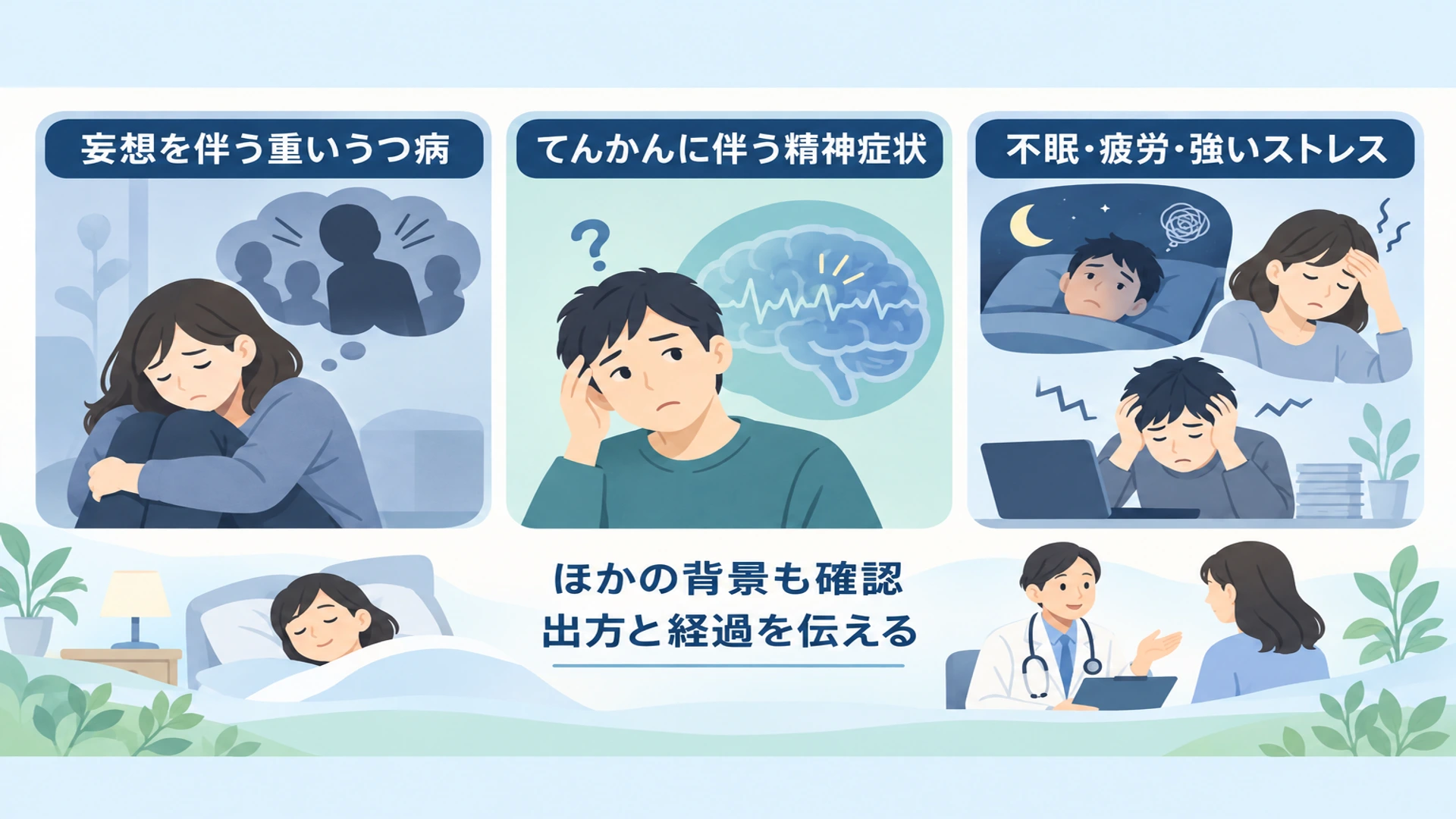 統合失調症以外に考えられる原因