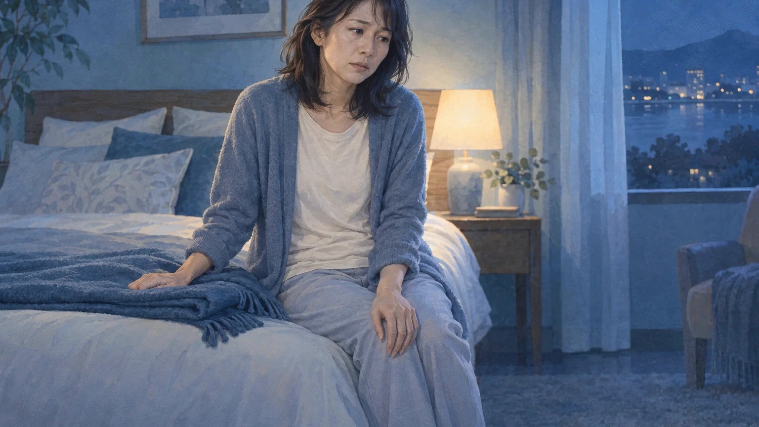 休んでも続く・休めない場合は、早めに相談するの説明動画の冒頭場面