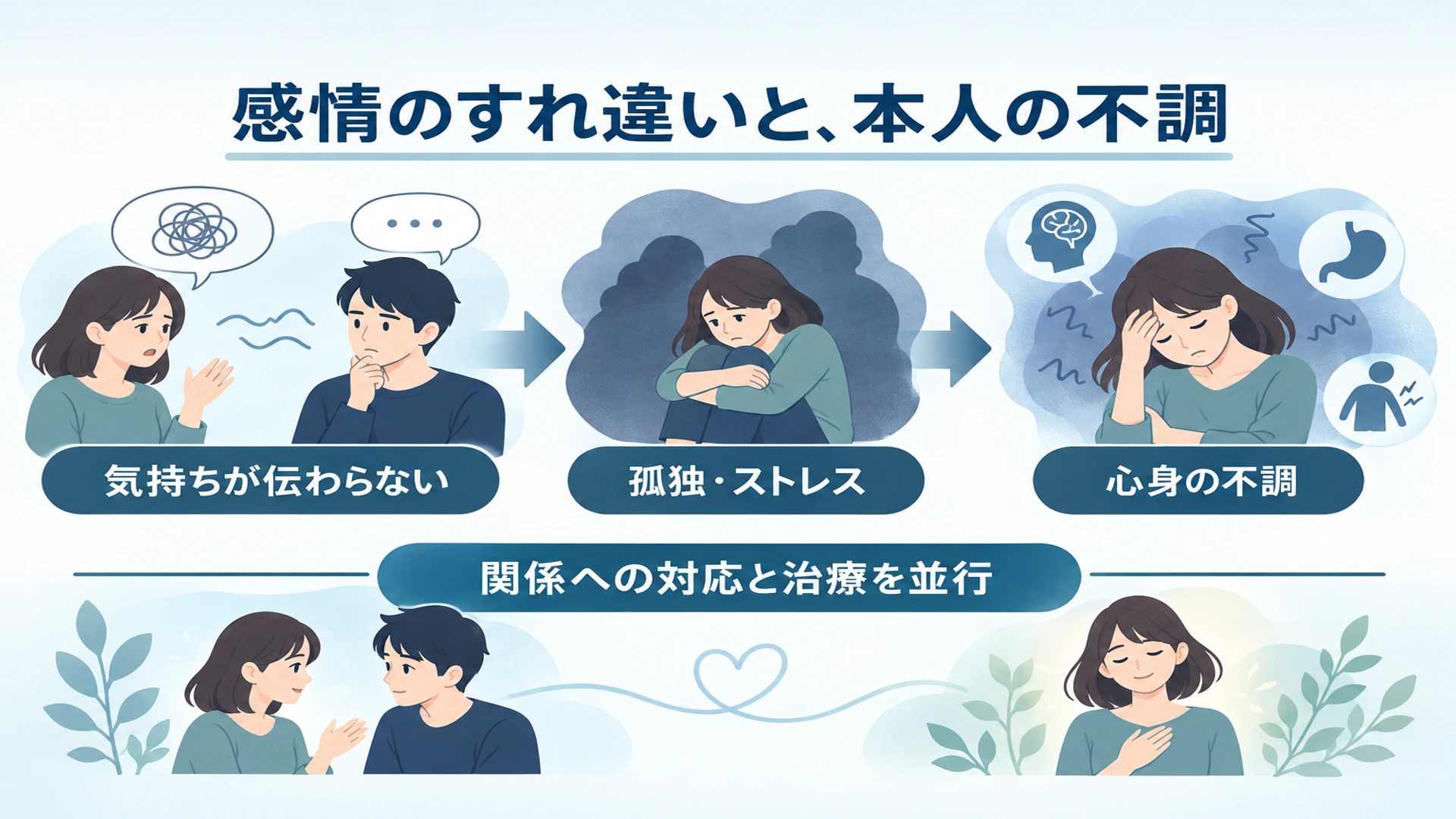 カサンドラ症候群とは――感情の交流がうまくいかないことで起こる不調