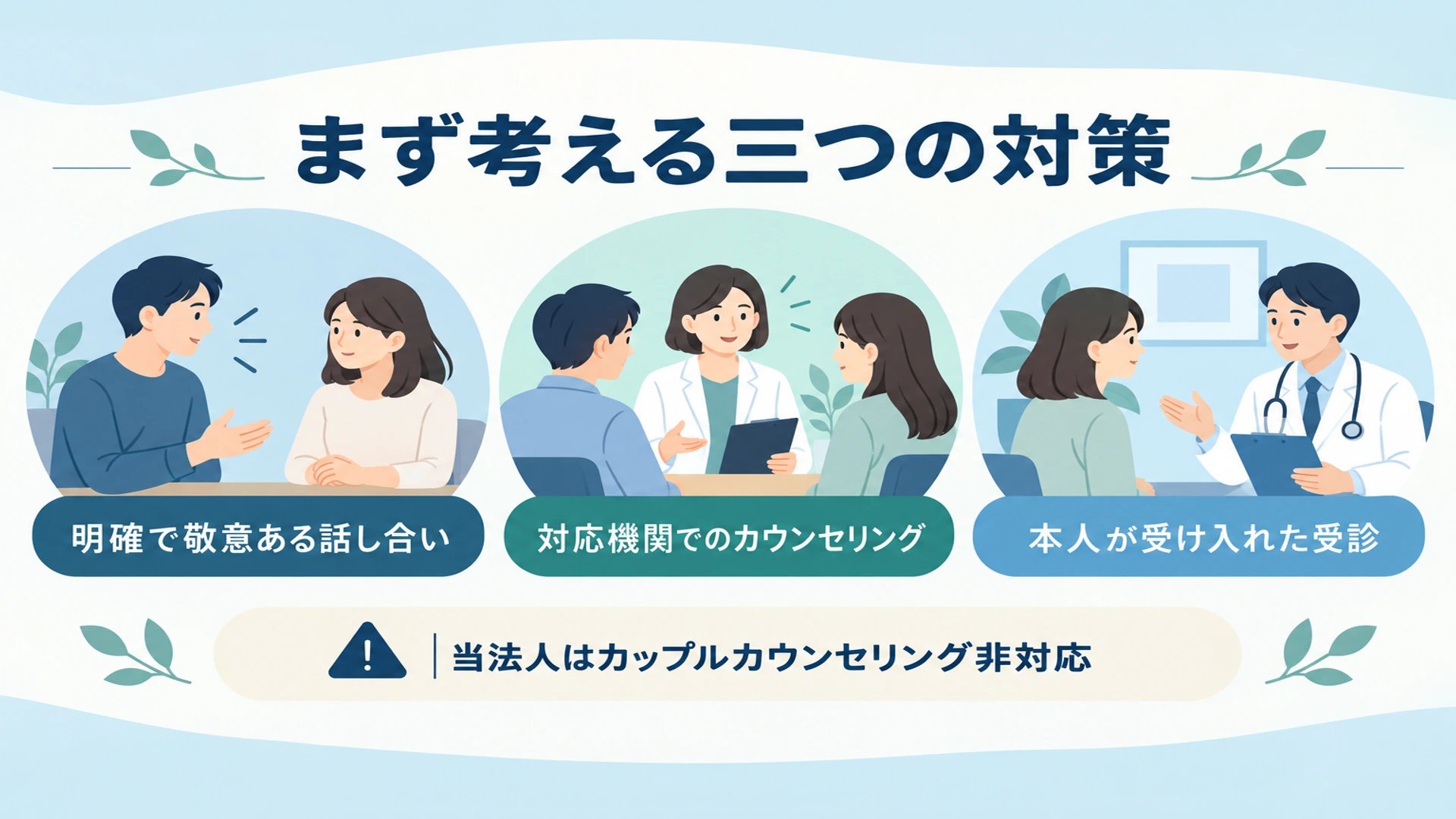 カサンドラ症候群への対処法――まず考える三つの対策