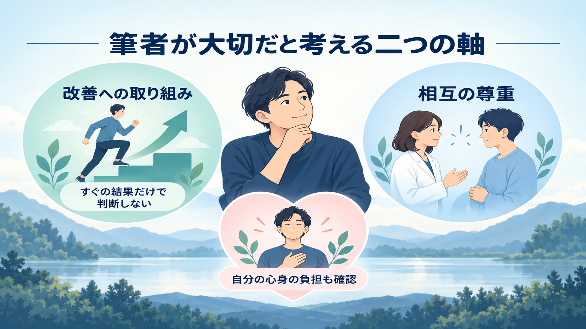 夫婦の今後を考える二つの判断基準――改善への取り組みと相互の尊重