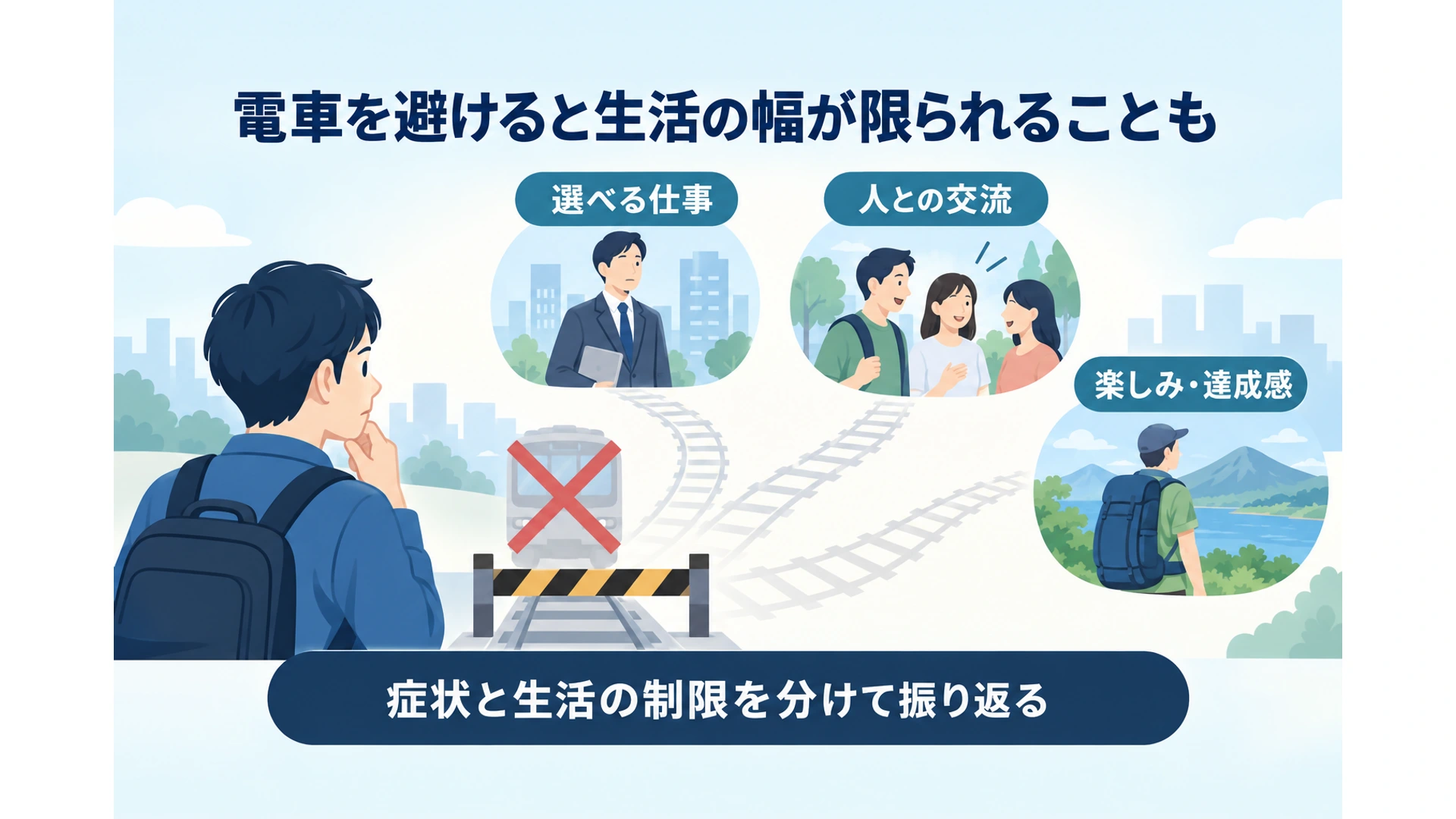 症状と生活の幅を分けて考える