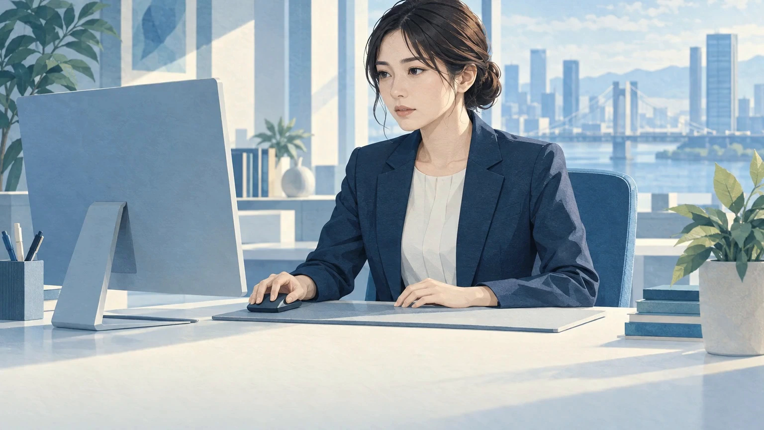 ストレス・緊張と、飲み込む癖が関係するの説明動画の冒頭場面