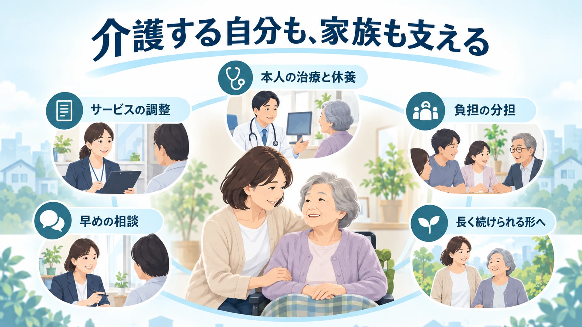 まとめ・自分の治療と、続けられる介護の形を一緒に考える