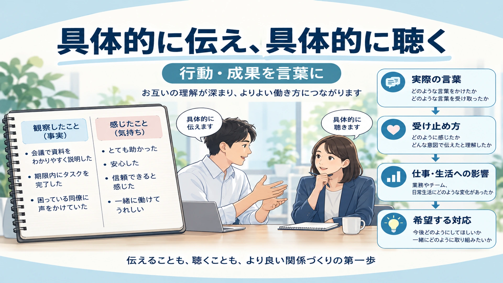 職場でできる工夫――言い換え・相談の記録・周囲の対応