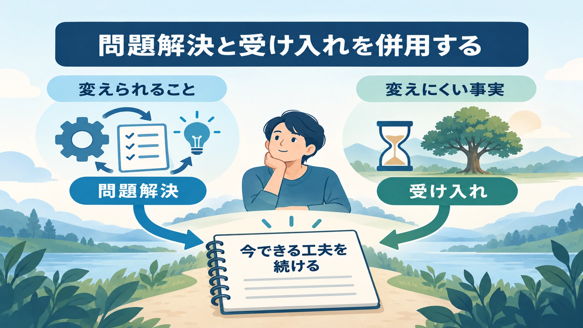 問題解決と受け入れの違い――変えられること・変えられないこと