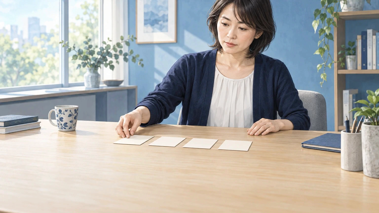 大きな問題は分けて、対応できる部分から小さくするの説明動画の冒頭場面