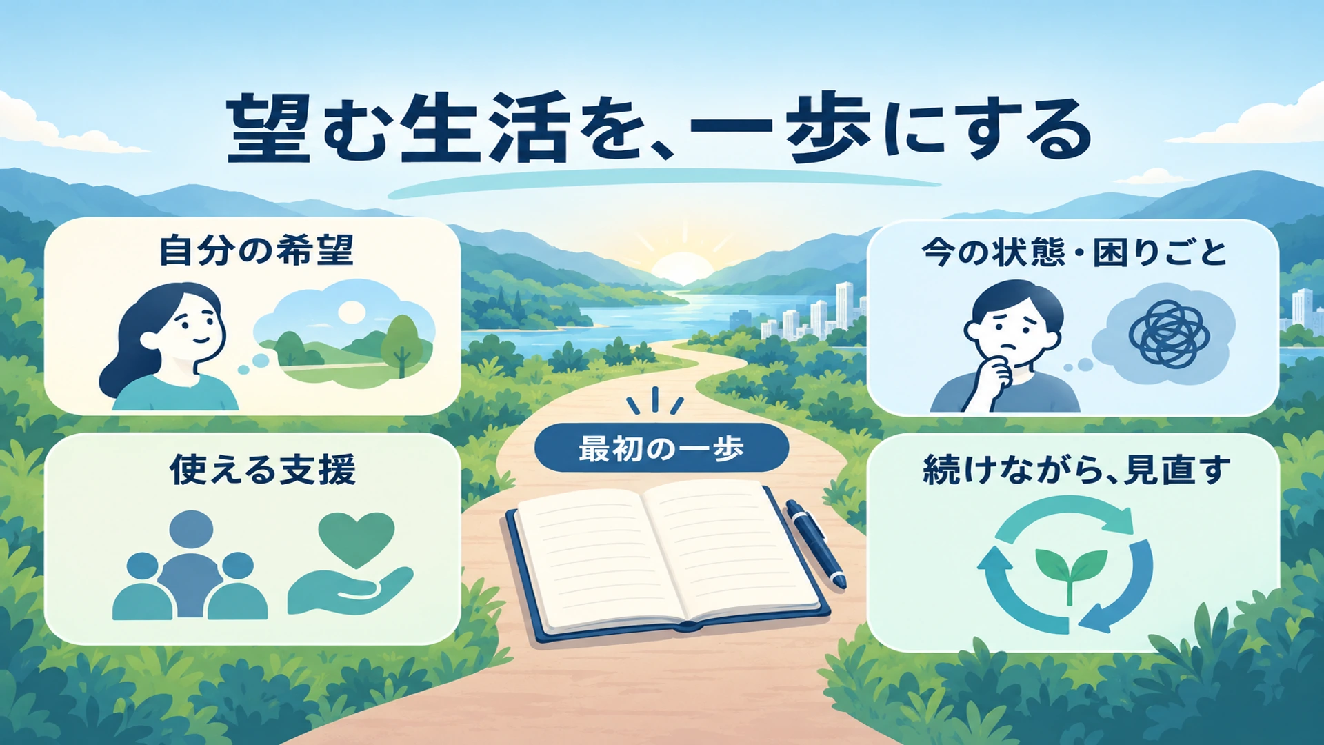 リカバリーに向けた日常の取り組みと、具体的な記入例