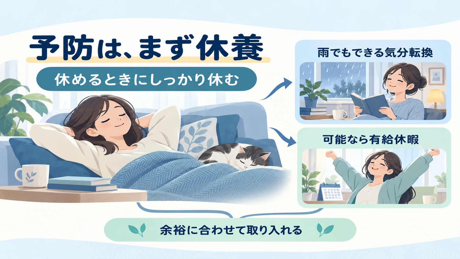 六月病・七月病を予防するためにできること