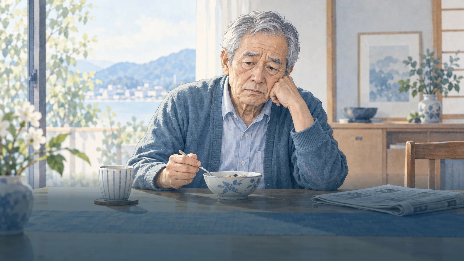 老年期うつの説明動画の冒頭場面