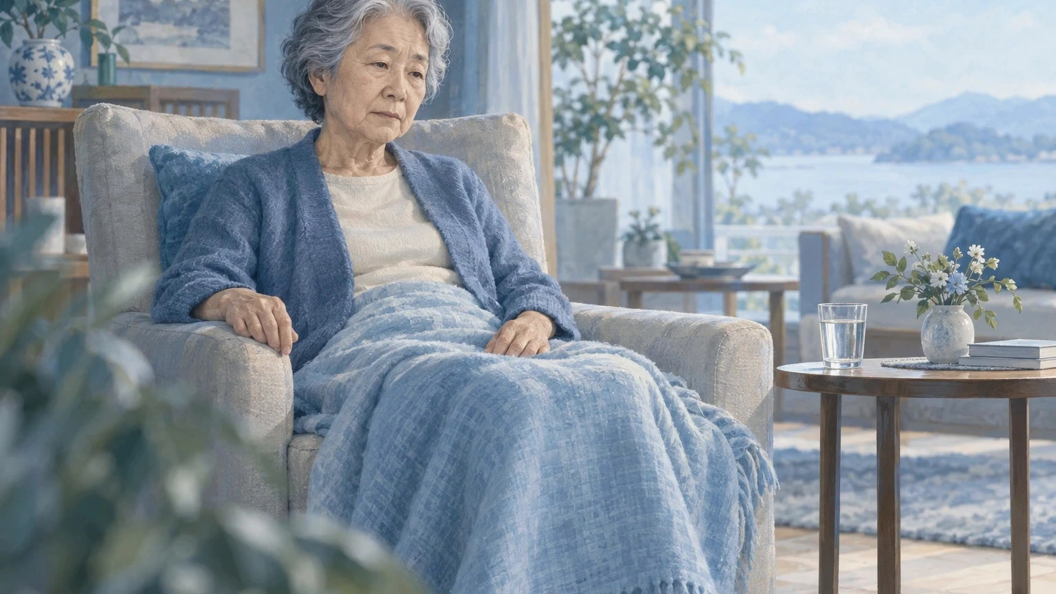 急性期は、休養・食事・安全を優先するの説明動画の冒頭場面