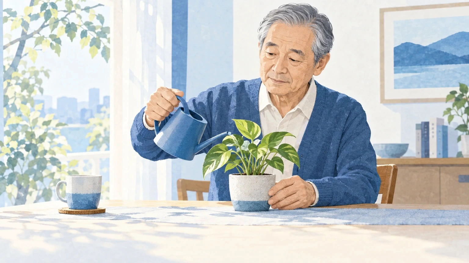 慢性期は、薬と生活面の治療を組み合わせるの説明動画の冒頭場面
