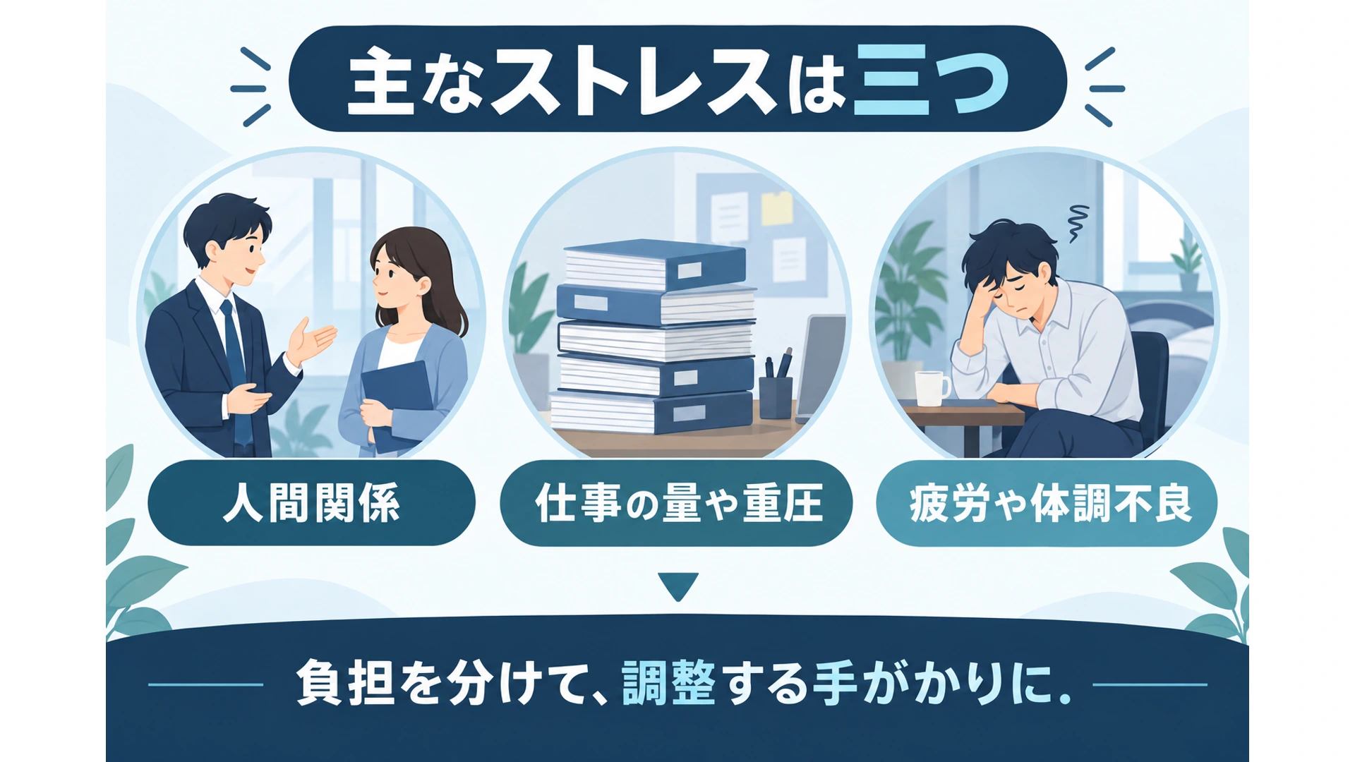 主な三つのストレス