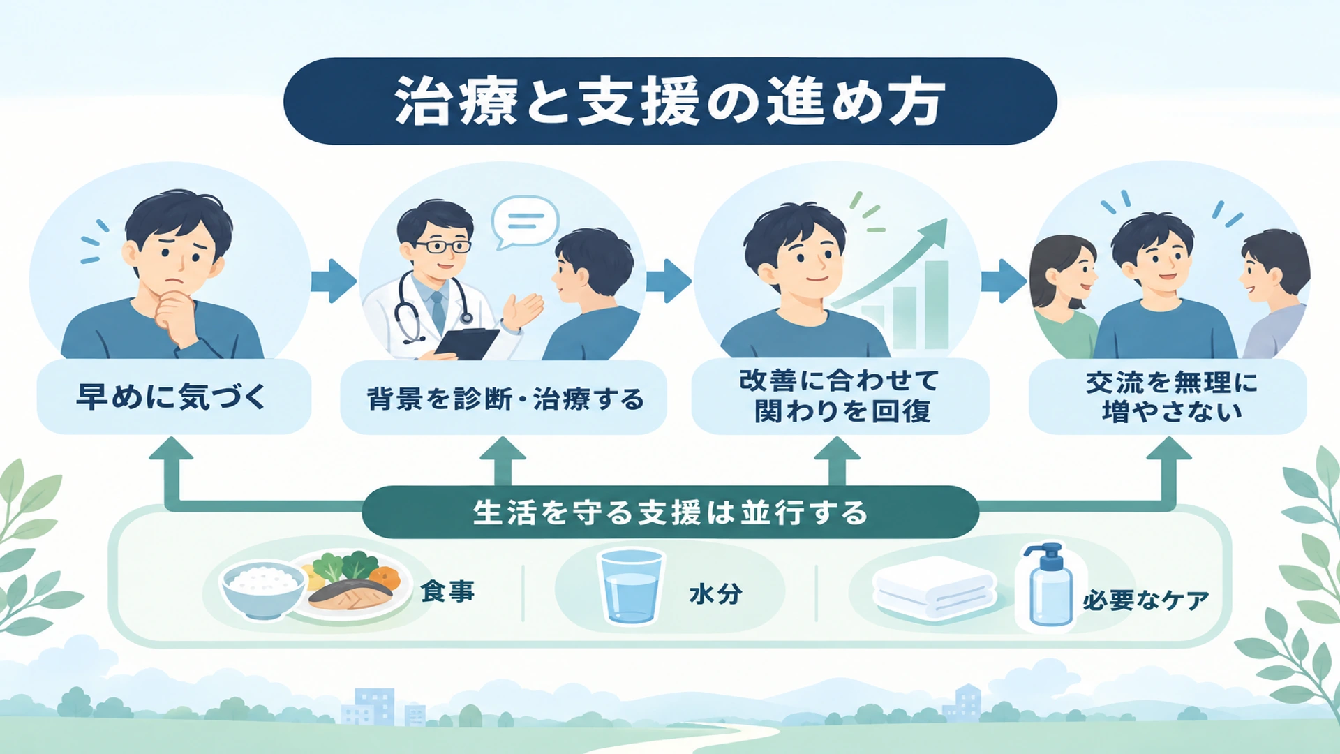 セルフネグレクトの治療・対処法3つ