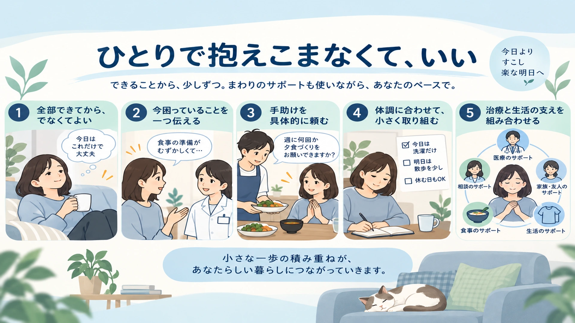 セルフネグレクトをやめたいとき、生活を戻すためにできること