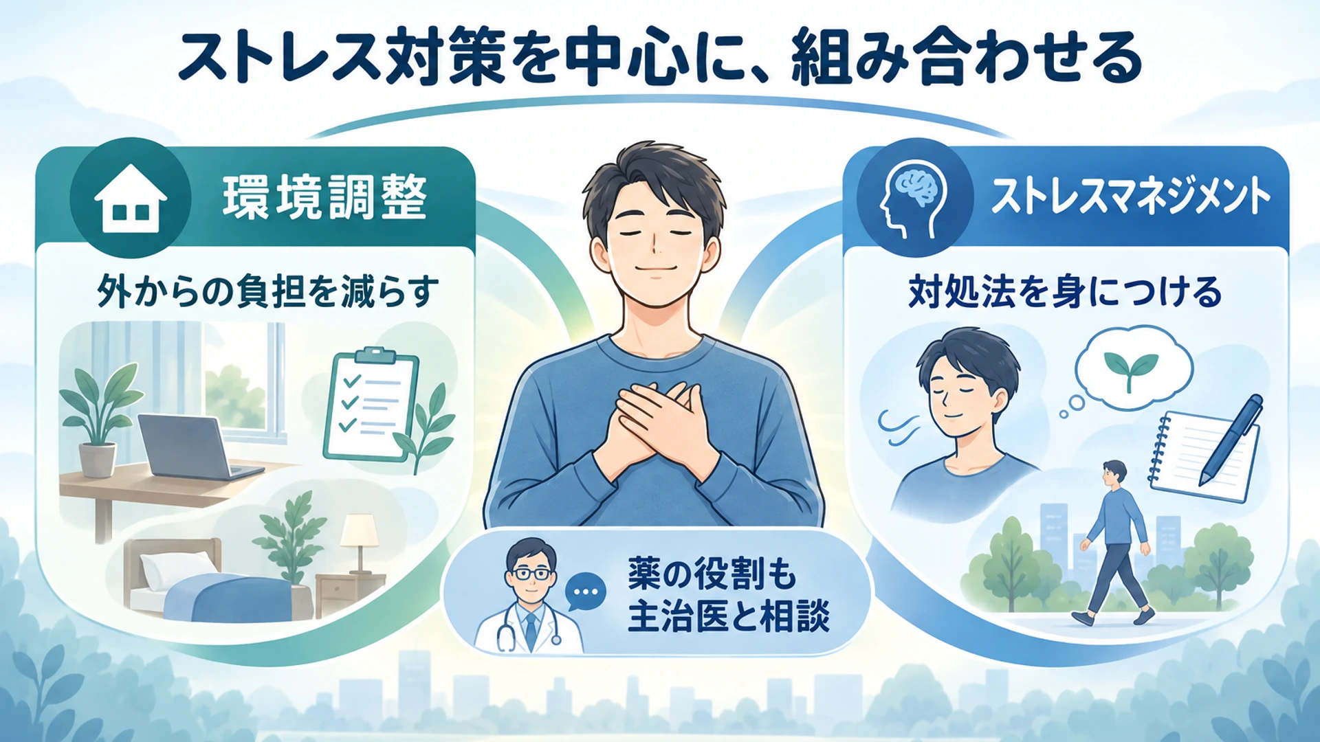 新型うつ病の治療――環境調整とストレスマネジメント