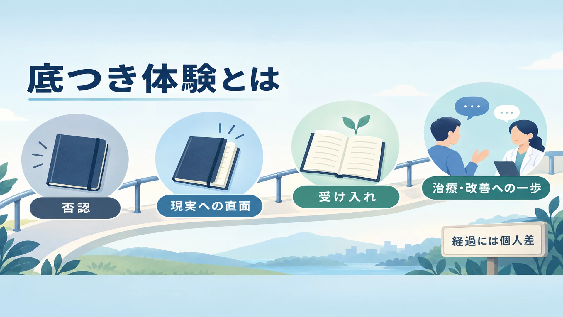 底つき体験とは――意味・読み方と、否認から受け入れへの変化