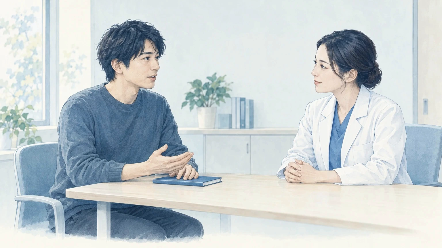 適応障害と発達障害は、違うものとして考えるの説明動画の冒頭場面