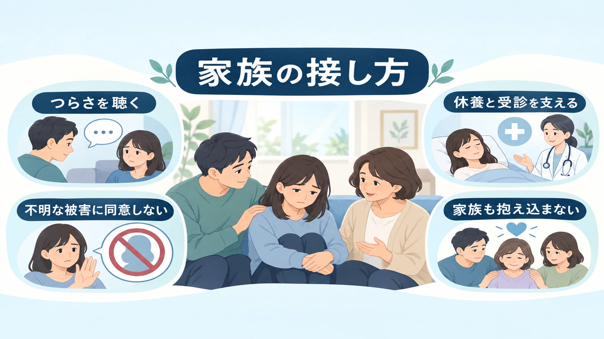 「悪口を言われている」と話す家族への接し方