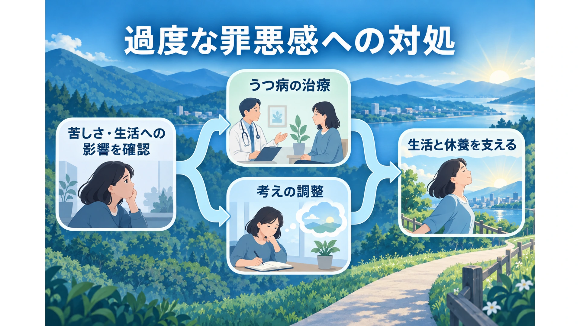背景の治療と別の見方を探す練習